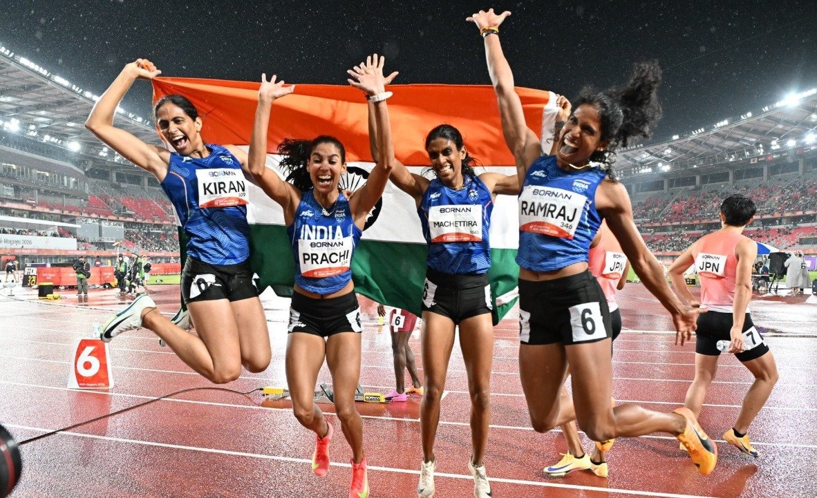 Asian Games 2026: India win gold in women’s 4x400m relay