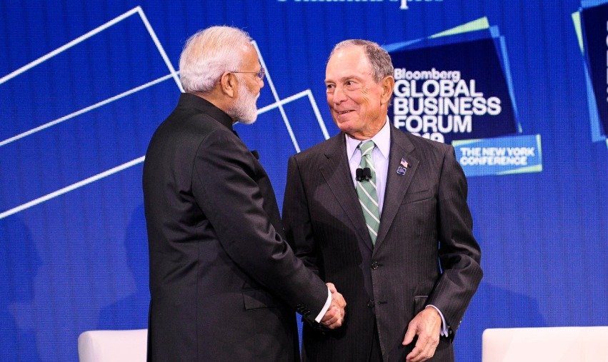 Bloomberg Plans to Expand in India; Mike Bloomberg Meets PM Modi